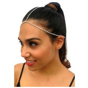 Rouelle Calypso Headpiece: Three Strand Delicate..