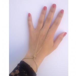Rouelle Gina Handpiece In Gold: Hand-piece,..