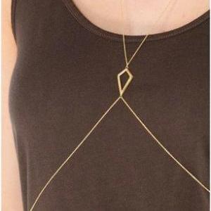 Gold Body Chain, Body Harness By Rouelle