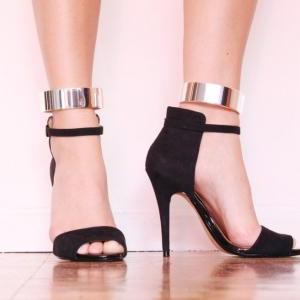 Rouelle Luna Set Of Two Cuff Anklet Bracelets:..