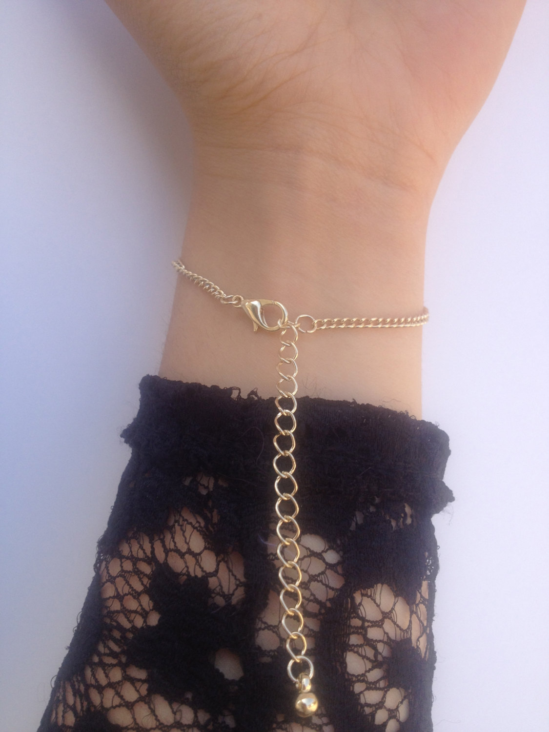 Rouelle Noir Handpiece Handpiece, Bracelet, Ringbracelet, Slave