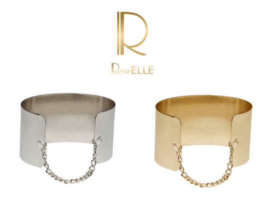 Rouelle Elixir 24k Gold Cuff Bracelet Handpiece: Hand-piece, Cuff, Bracelet, Bracelet, Cuff Bracelet, Cuff Chain, Slave Chain, Hand Chain